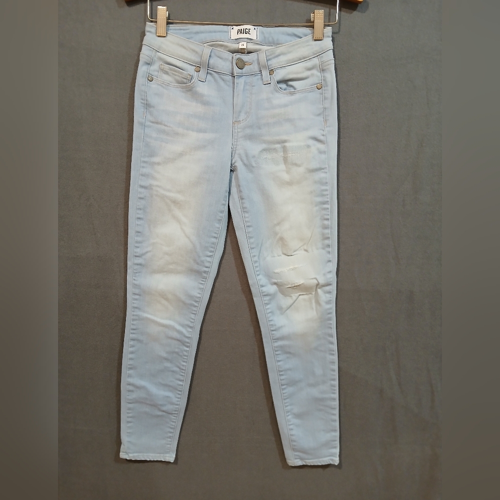 Paige Jeans Womens 26 Blue Verdugo Ankle Skinny Denin